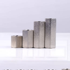 <span class=keywords><strong>Écrou</strong></span> hexagonal de couplage en acier inoxydable 304 zingué sur mesure M6 M8 M10, haute précision, ANSI DIN6334, pour couvercle de roulement, applications médicales et minières - Product Image 5