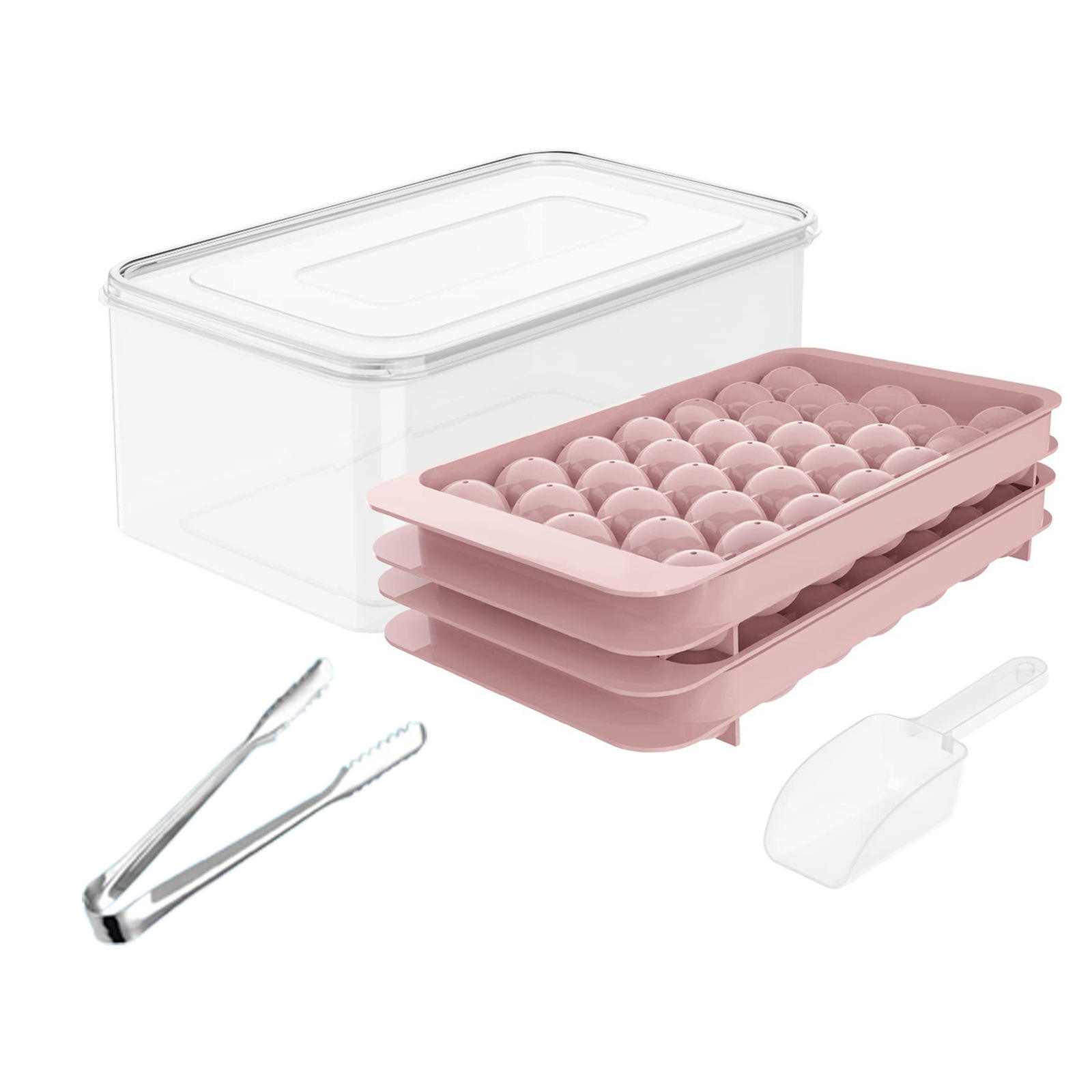 นอร์ดิกสีชมพู + พลั่วน้ำแข็ง + คลิปน้ำแข็ง