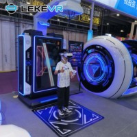 Parque de atracciones LEKE VR todo en uno Arcade Space Walk Platform Simulator Zombie Gaming Center Machine