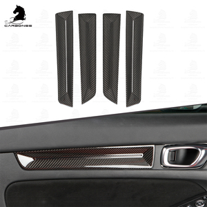 Carbonio a secco 4 pezzi rifiniture per porte interne decorazione auto parti per undicesimo tipo civico <span class=keywords><strong>R</strong></span> 2022 + - Product Image 2