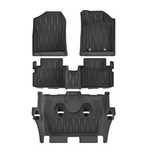 พรมปูพื้นรถยนต์โตโยต้า อแวนซ่า/เวโลซ/เซเนีย ปี 2023 พวงมาลัยขวา สำหรับทุกสภาพอากาศ วัสดุ TPE หนา 3.5 มม. 4 ชิ้น ทนทาน กันลื่น ครบชุด Coolcars - Product Image 1