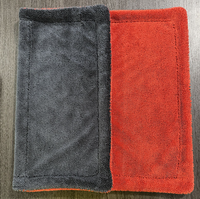 Serviette de nettoyage automobile 60x90cm Grande Premium 1200 GSM en microfibre tissée sans bords, double torsion, séchage rapide, écologique, forte absorption d'eau