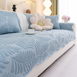 <b>Sofa</b> Cushion Pad Type Standard Size Floral Pattern Knitting Material Machine Washable Spring 2026 <b>Sofa</b> <b>Cover</b> - Product Image 1