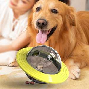 Juguete interactivo dispensador de comida lento para perros con forma de OVNI y planeta, ideal para venta al por mayor. - Product Image 4