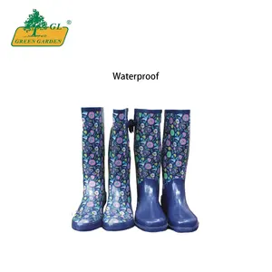 Goed Ontwerp Rubber Tuin Schoenen Dames Waterdichte Vrouwen Tuin Regenlaarzen