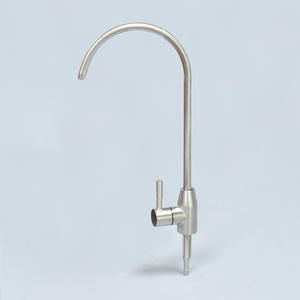 Robinet de cuisine en acier inoxydable 304, mitigeur à poignée unique, valve en céramique, montage sur plan, style européen, avec filtre à eau - Product Image 1