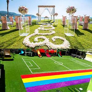 Nhân tạo tự dính màu xanh đậm Cỏ Băng Turf Thảm nối sửa chữa Mat thảm cỏ đường may Băng kết nối cỏ giả - Product Image 3