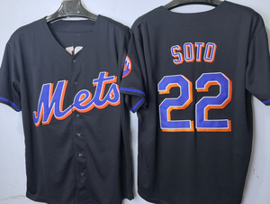 Vente flash # 20 Alonso # 12 Lindor # Maillot de baseball <span class=keywords><strong>New</strong></span> <span class=keywords><strong>York</strong></span> pour homme 22 Soto - Product Image 4