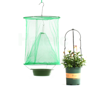 Jaula para <span class=keywords><strong>Moscas</strong></span>, Red para Atrapar <span class=keywords><strong>Moscas</strong></span>, Plegable, Colgante, de Alta Eficiencia para Capturar Insectos en el Hogar - Product Image 2