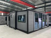 Maison préfabriquée préconstruite en conteneur de 40 pieds, extensible, avec salle de bain, villa, maison mobile, maison préfabriquée