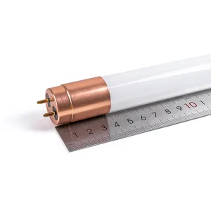 Tubo de vidro LED para interior PF0.5 0.9 Ra 80 T8 Oriente Médio 160 lúmenes sem cintilação 3000-8000K certificado de lado único G13