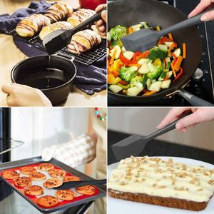 Non-stick Cake <b>Baking</b> Scraper Spatulas Silicone Heat Resistant <b>Set</b> Silicone Bbq Cooking Utensil Spatula <b>Set</b> for Cake Decoration - Product Image 6