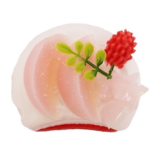 <span class=keywords><strong>Jouet</strong></span> Squishy en Silicone de Qualité Alimentaire, en Forme de Tartelette à la Pêche, Texture Crème et Boue, Anti-stress - Product Image 2