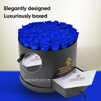 Boîte à fleurs à cylindre rond en carton double couche avec impression de logo personnalisé i love mom boîte à fleurs pour cadeau