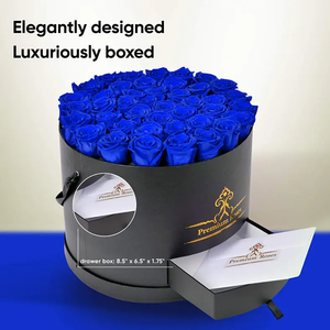 Double Layer Cardboard Round Cylinder <strong>Flower</strong> <strong>Box</strong> With Custom Logo Print I love Mom <strong>Flower</strong> <strong>Box</strong> for Gift - Product Image 2