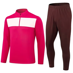 Conjunto deportivo de dos piezas para hombre, de tela de alta calidad, muy vendido, con chaqueta de entrenamiento personalizada y diseño de logotipo personalizado. - Product Image 2