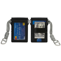 Cartera Táctica Antipérdida para Hombre con Cierre Magnético, Clip para Billetes, Bloqueo RFID y Cordón de Paracord para Viajes al Aire Libre