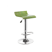 Tabouret de Bar en acrylique, pivotante et réglable en hauteur