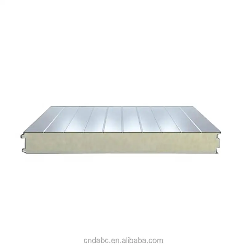 100mm 70mm yalıtımlı çatı sandviç paneller çift taraflı çelik PU soğuk depolama odası duvar panelleri satılık fiyat