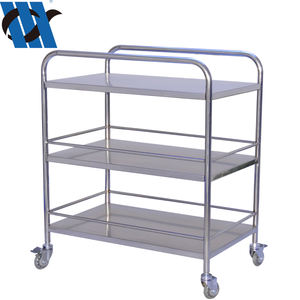 Bdt209 נייד נירוסטה נייד בית חולים כביסה מסחרית איסוף טרולי עם גלגלים - Product Image 2