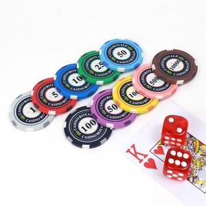 Jetons de <span class=keywords><strong>poker</strong></span> en céramique <span class=keywords><strong>Casino</strong></span> royale jetons colorés 39mm 10g avec conception de dénomination personnalisée 500 pièces par boîte en mousse intérieure pour les jeux - Product Image 5