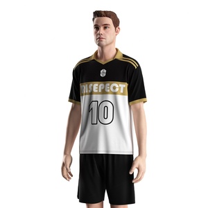 Camiseta de Fútbol Tipo Polo con Cuello en V, Tejido de Secado Rápido, Paneles de Malla Transpirable y Opciones de Material Personalizables para Entrenamientos - Product Image 2