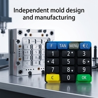 Customize High Quality Silicone Rubber Membrane Keypad Buttons for POS Industry Instruments 30-80 Shore Hardness -40C +220C