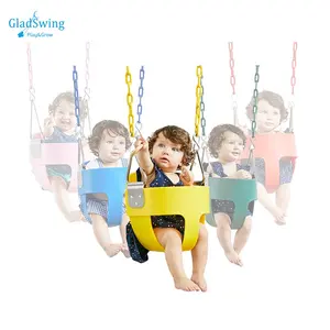 High back top seller full bucket toddler half bucket swing