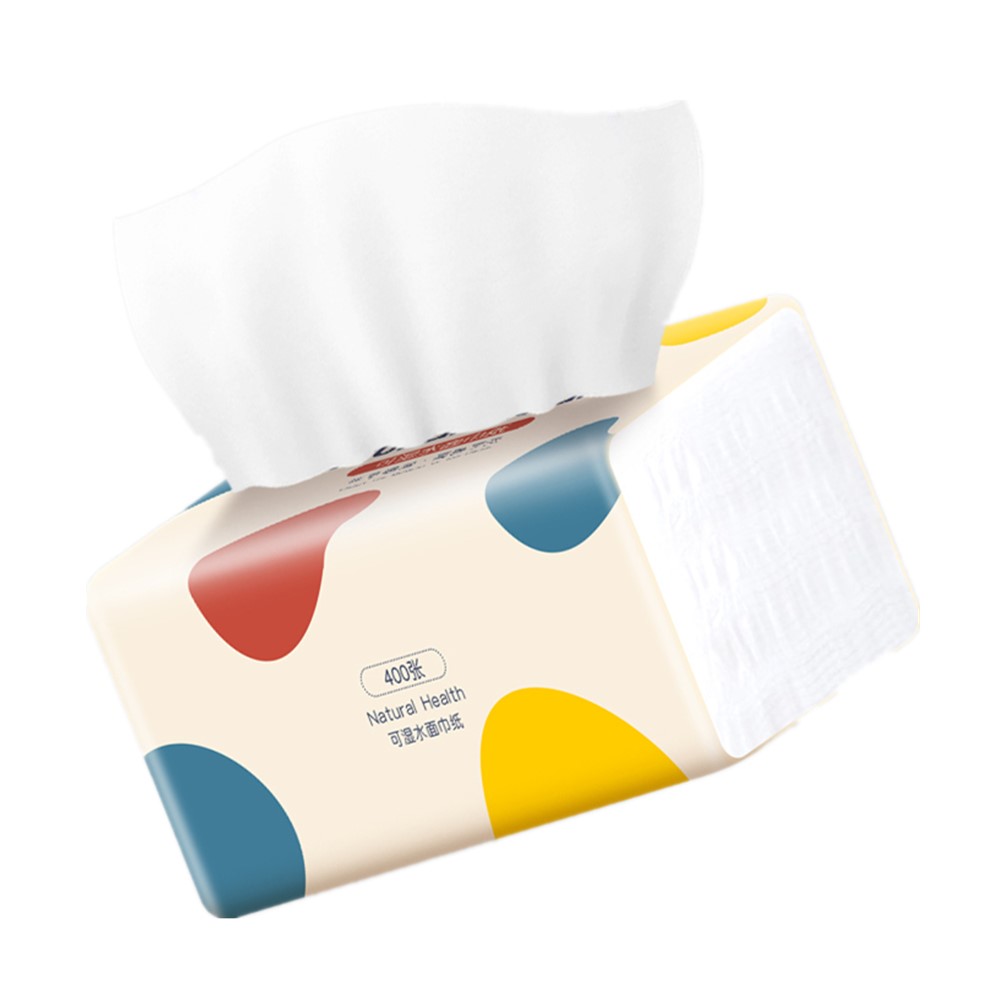 400 шт. Высококачественная ежедневная четырехслойная салфетка для лица.