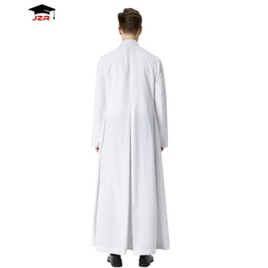 White <strong>Anglican</strong> Clergy Customizable Unisex <strong>Anglican</strong> <strong>Priest</strong> Robe Church Cassock Durable Liturgical <strong>Vestments</strong> - Product Image 3