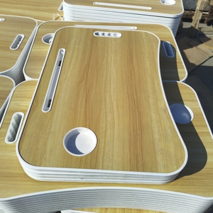Nouvelle Table Pliante pour Ordinateur Portable, Style OEM, pour Dortoirs Universitaires, Cadre en Acier, Bureau d'Ordinateur, Table d'Écriture pour Enfants à Domicile - Product Image 2