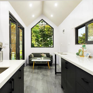 Remorque moderne Glamping Maisons Petite Maison Mobile Home Prêt à Expédier sur Roues Préfabriqué Casas Modernas Conteneur de Roue de Voyage de Voiture - Product Image 2