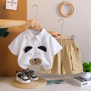 OEM ODM Vêtements pour garçons en bas âge, fabricant <span class=keywords><strong>de</strong></span> ensembles short et t-<span class=keywords><strong>shirt</strong></span>, fabricant d'ensembles décontractés pour enfants, ensembles deux pièces personnalisés pour enfants - Product Image 2