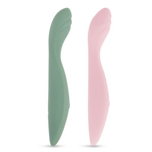 Desain baru silikon penuh tongkat pijat Vibrator pijat tubuh penuh getaran listrik wanita - Product Image 1