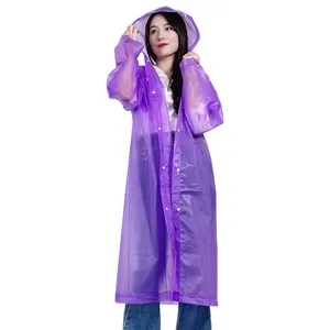 Outdoor escursionismo adulto Poncho Non usa e getta cappotto antipioggia impermeabile per uomini e donne impermeabili in plastica Eva Suit Gear Rain Coat