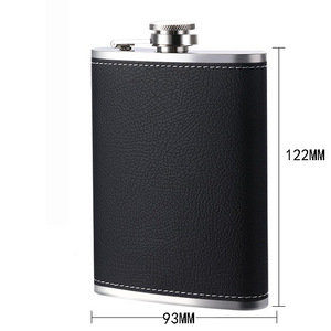 Ensemble de flacons à whisky de luxe personnalisés en papier et PU épaissi, avec verre à shot et entonnoir, coffret cadeau - Product Image 6