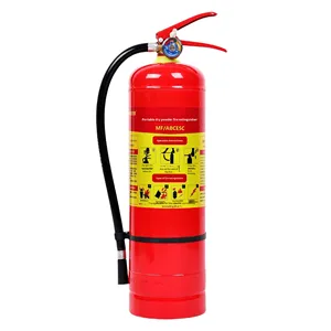 กล่องถังดับเพลิงชนิดผงแห้งเหล็กกล้าคาร์บอน 1-8 กก. สำหรับรถยนต์ บ้าน และโรงงาน ใช้ได้กับไฟคลาส ABCE แบบพกพา รับประกัน 5 ปี - Product Image 3