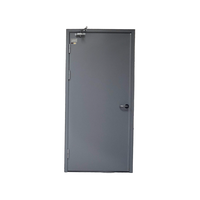 Porte coupe-feu en acier galvanisé de conception moderne pour maison, hôtel, hôpital et appartement avec garantie d'un an