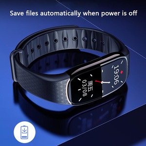 Máy Ghi Âm Kỹ Thuật Số, Đồng Hồ Đeo Tay Kích Hoạt Giọng Nói, Ghi Âm 192Kbps, Ghi Âm MP3, Dữ Liệu Thời Gian, Màn Hình OLED, Ghi Âm PQ149 - Product Image 6