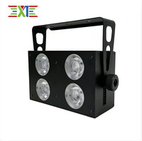 Projecteur de scène LED COB 180W (4x50W) à double couleur, panneau COB carré à quatre yeux pour DJ, soirées et mariages