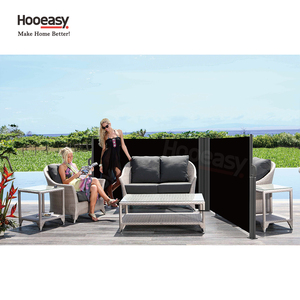 Moderne, goedkope, doe-het-zelf, vrijstaande foxwing autoluifel, buiten, tuin, commercieel, dubbele intrekbare luifels - Product Image 4