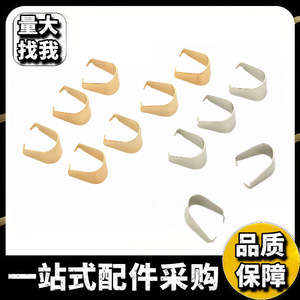 ตัวล็อกแบบเปิดรูปตัวยู สแตนเลสสตีล ชุบทอง 18K สำหรับทำสร้อยคอ DIY - Product Image 4