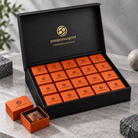 Boîte cadeau rigide à fermeture magnétique personnalisée, multi-compartiments, pour chocolats, bonbons, emballage alimentaire, avec petites boîtes individuelles