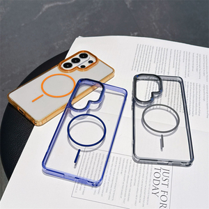 เคสโทรศัพท์แบบใสพร้อมแม่เหล็กสำหรับชาร์จไร้สายสำหรับ Samsung Galaxy S26 Ultra S25 S24 A57 ฝาหลังแข็งใส - Product Image 6
