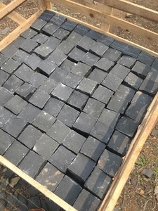 Pierre cubique de pierre de granit noir de pavé naturel de granit de prix bas pour l'allée de brique - Product Image 2