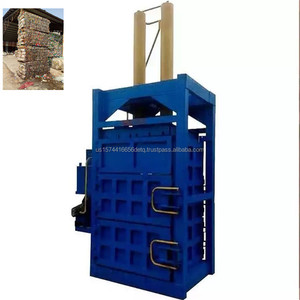 Venta a bajo precio de empacadora de cartón hidráulica vertical, empacadora de papel usado, empacadora de ropa - Product Image 1
