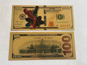 Marvel supereroi banconota in lamina d'oro commemorativa per feste collettive novità - Product Image 2