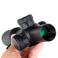 Lunette de visée LPVO Ohhunt Factory OEM 1-4X24 SFP Rouge 11 Réglages de luminosité Compacte pour la chasse