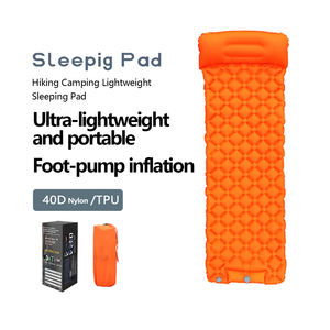 Hot Selling Outdoor Portable Folding Wasserdichte Luft Aufblasbare Matratze Einzel Wasserdichtes Luft schlaf bett mit eingebauter Pumpe - Product Image 2