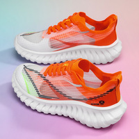 Sepatu Pasangan Lintas Batas Pria Wanita, Bahan Mesh Bernapas, Kasual, Model Dad Shoes, Ukuran Besar, Anti Guncangan, Ringan, Musim Panas